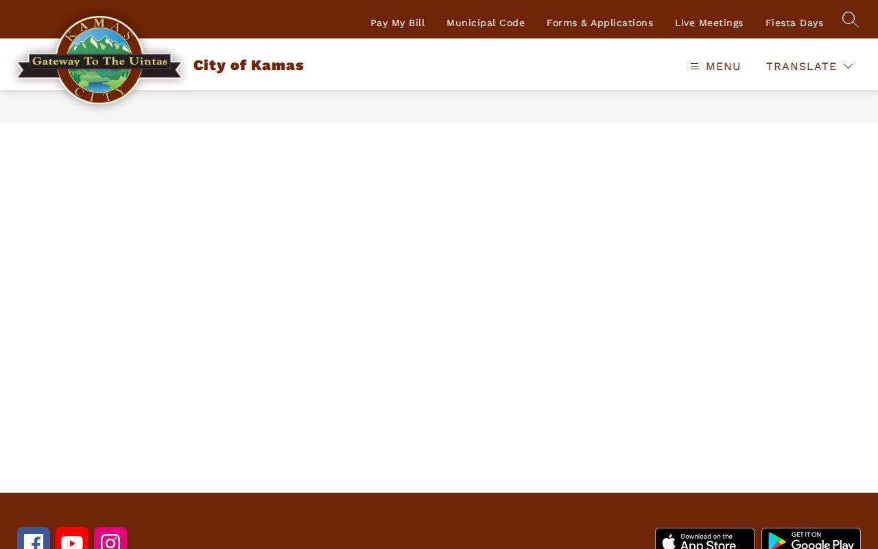Summit County Kamas Police Department arrest-record source page